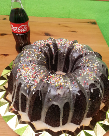 Receta de Bundt Cake de chocolate y Coca Cola