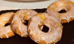 Receta de Donuts de limón y almendras