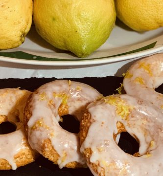 Receta de Donuts de limon y almendras