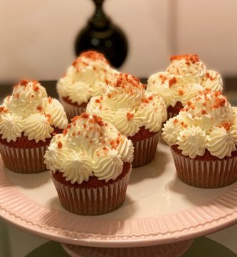 Receta de cupcakes Red Velvet con remolacha
